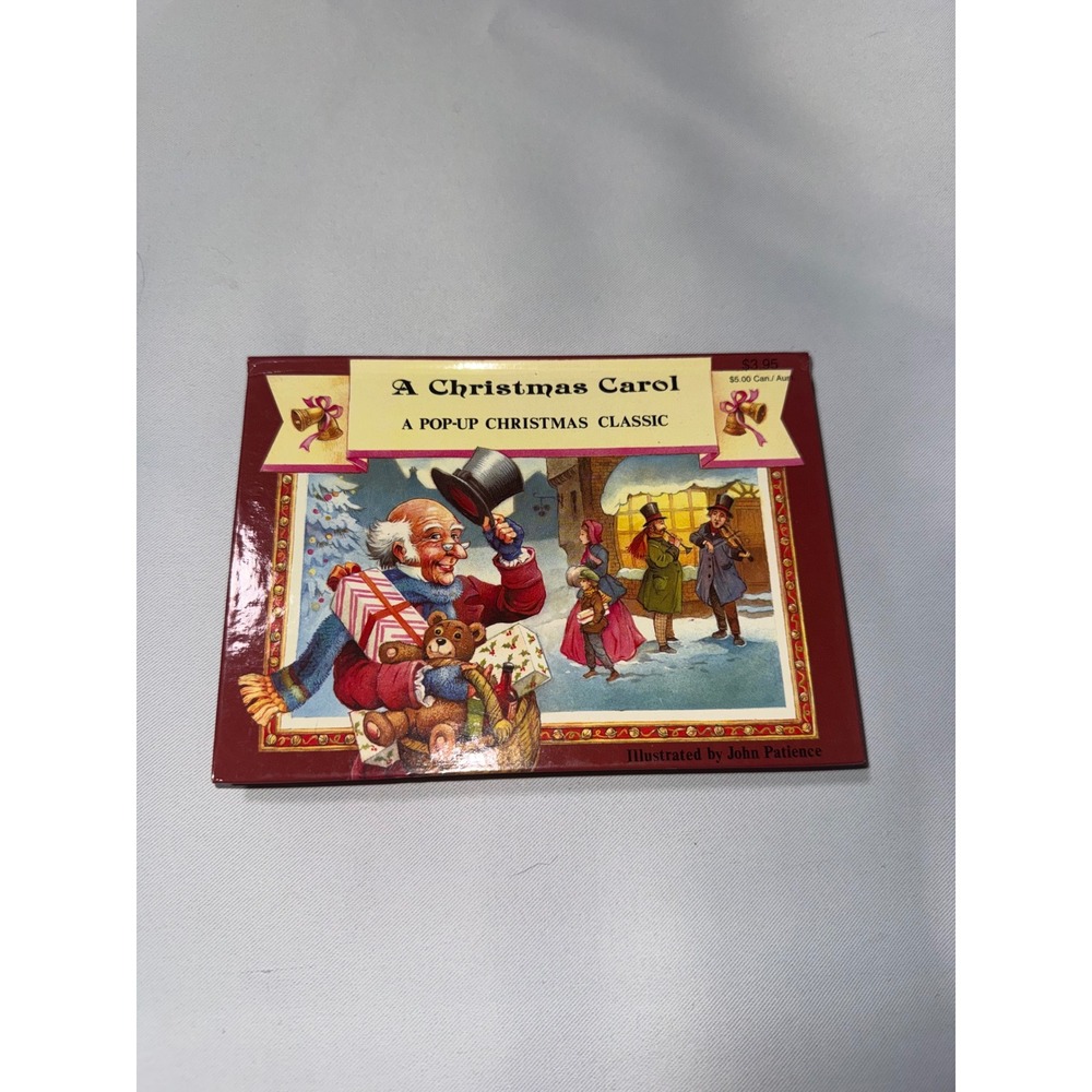 A Christmas Carol Pop-Up Book John Patience Illustrated Vintage Holiday Classic